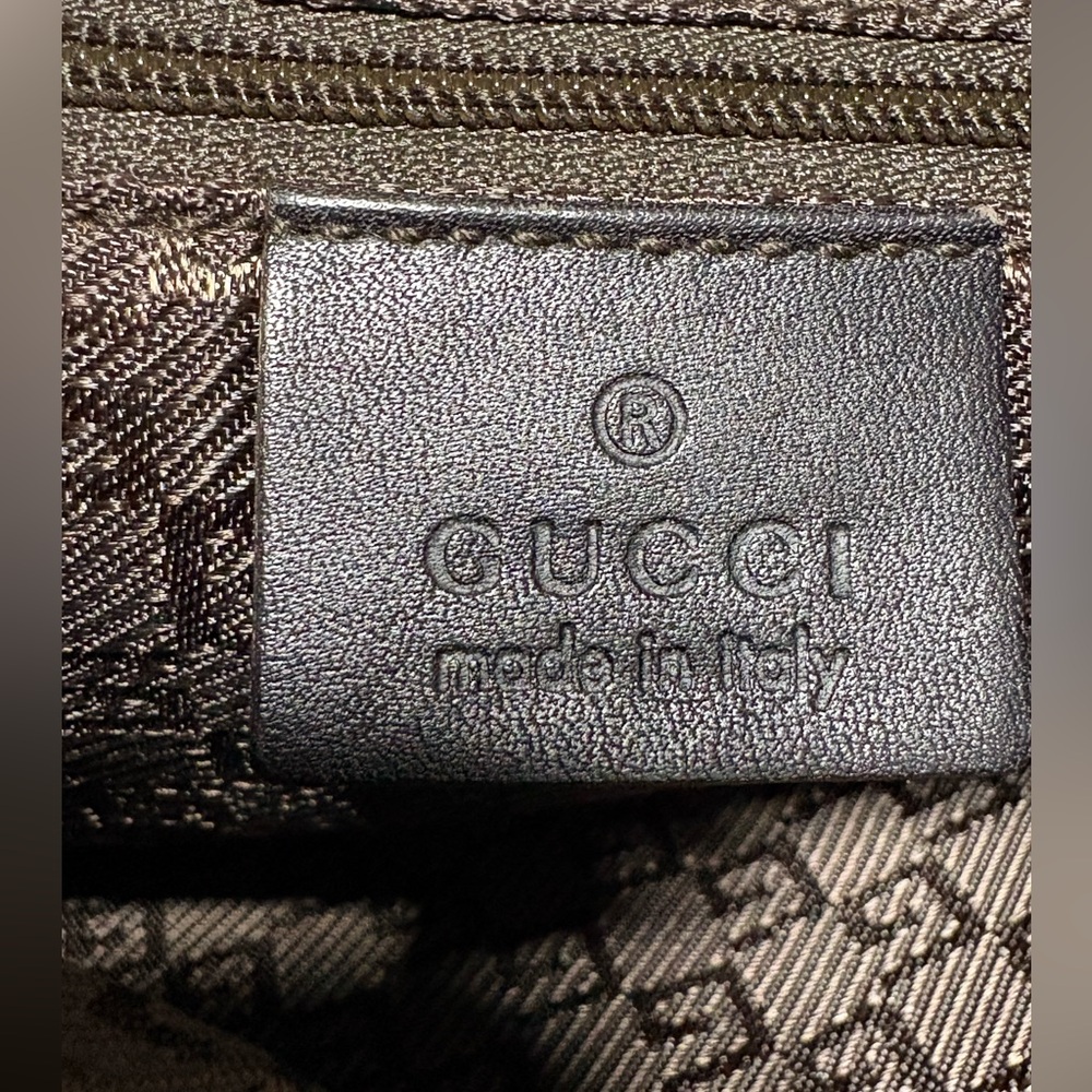 Vintage Gucci Brown Hobo Bag with Luxurious Suede Texture ( READ) - Picture 8 of 13